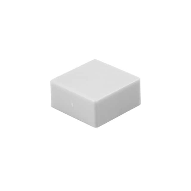 AT4191JB CAP PUSHBUTTON SQUARE CLEAR/WHT