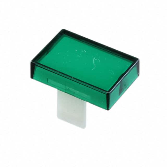31-903.5 CAP PUSHBUTTON RECTANGLE GRN