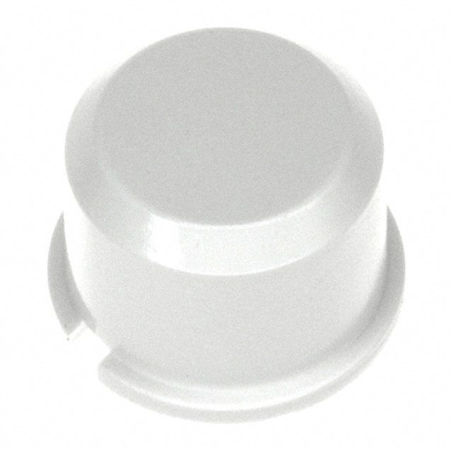 1D06 CAP TACTILE ROUND WHITE