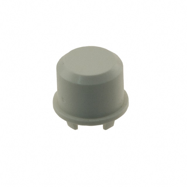 1DS06 CAP TACTILE ROUND WHITE