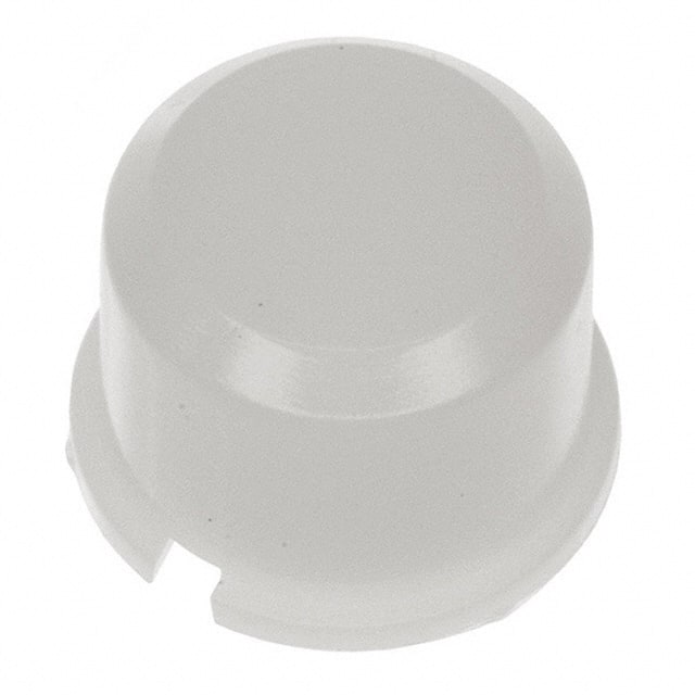 1D16 CAP TACTILE ROUND FROSTED WHITE