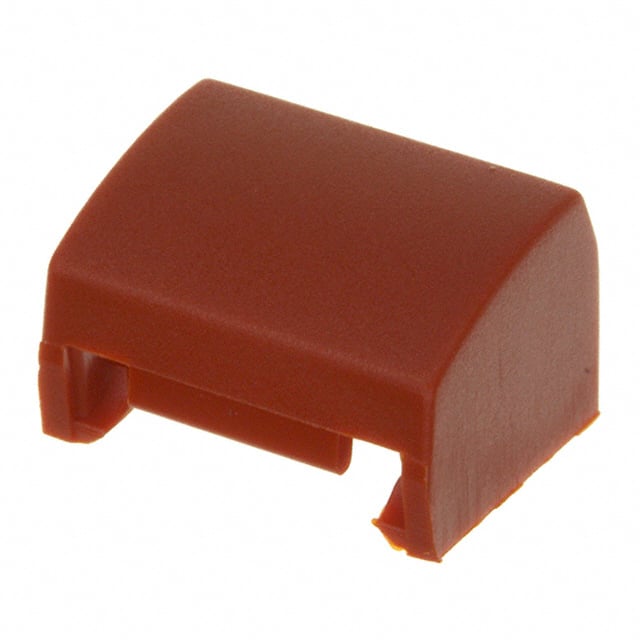 1A08 CAP TACTILE RECTANGULAR RED