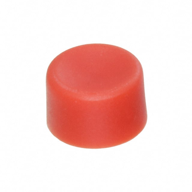 U576 CAP PUSHBUTTON ROUND RED