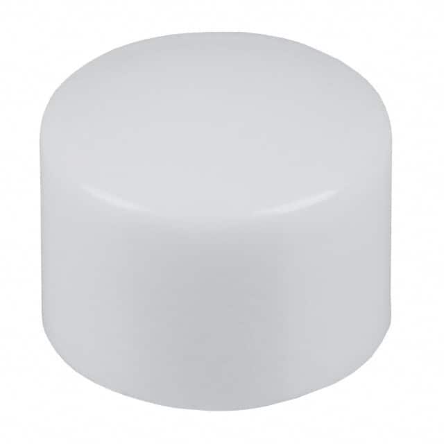 30B1012-8 CAP PUSHBUTTON ROUND WHITE