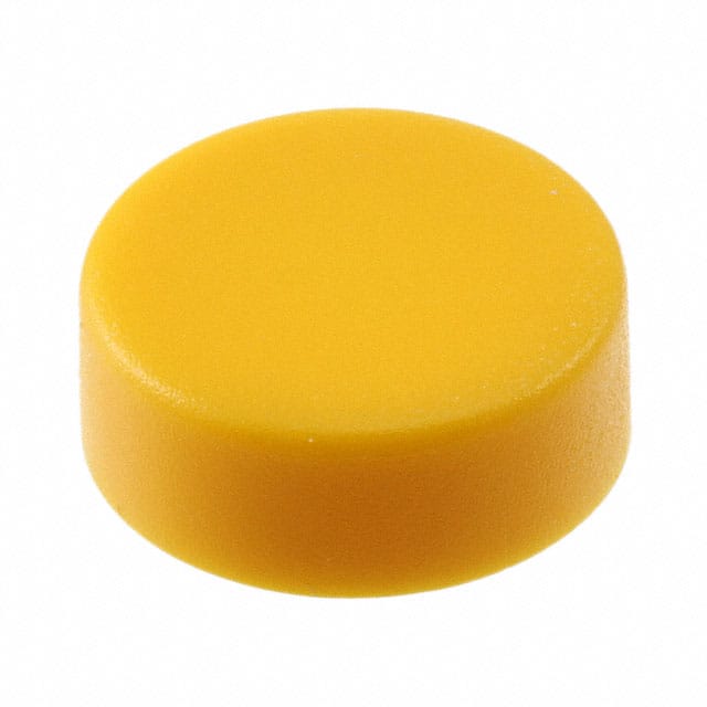 0862.8101 CAP TACTILE ROUND YELLOW