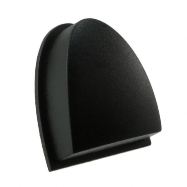1VS09 CAP TACTILE TRIANGULAR BLACK