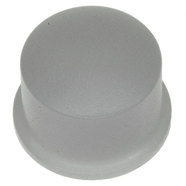 1U16 CAP TACTILE ROUND FROSTED WHITE