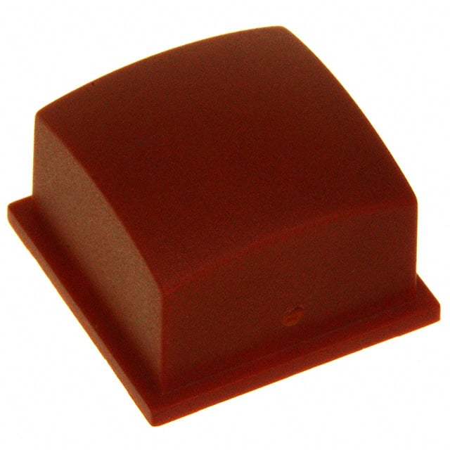 1T08 CAP TACTILE SQUARE RED