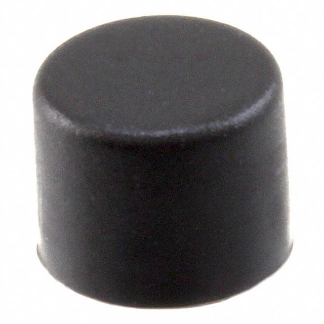 U4322 CAP PUSHBUTTON ROUND BLACK