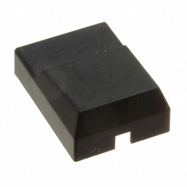 96-901.0 CAP PUSHBUTTON RECTANGLE BLK