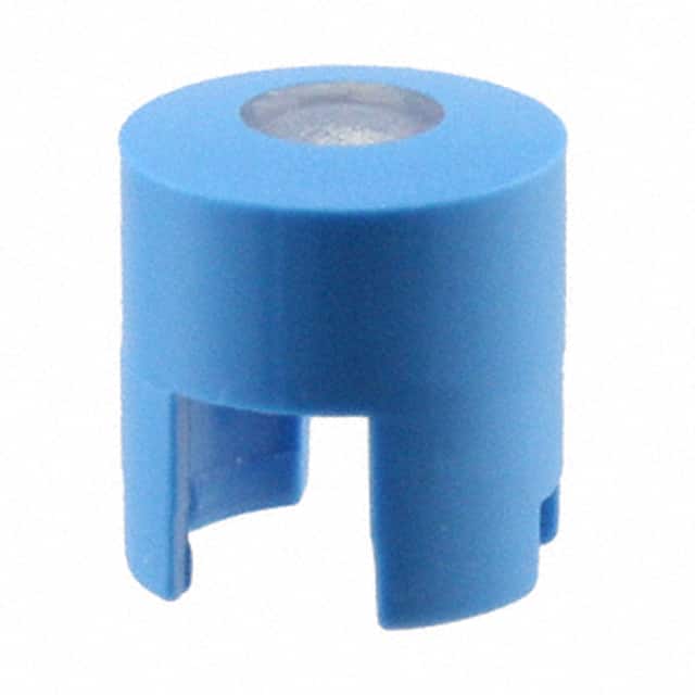 1LS001-12.0 CAP TACTILE ROUND BLU/TRANS LENS