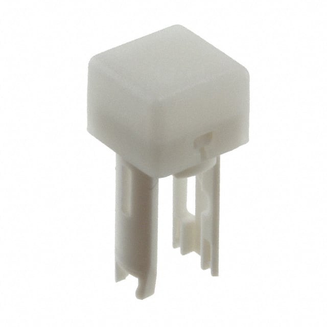18-952.9 CAP PUSHBUTTON SQUARE WHT