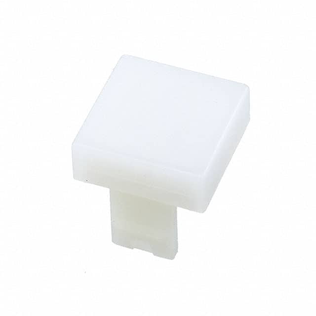 01-951.9 CAP PUSHBUTTON RECTANGLE WHT
