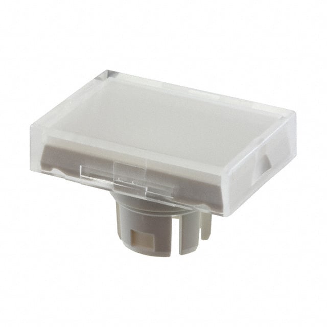 51-903.7 CAP PUSHBUTTON RECTANGLE CLR