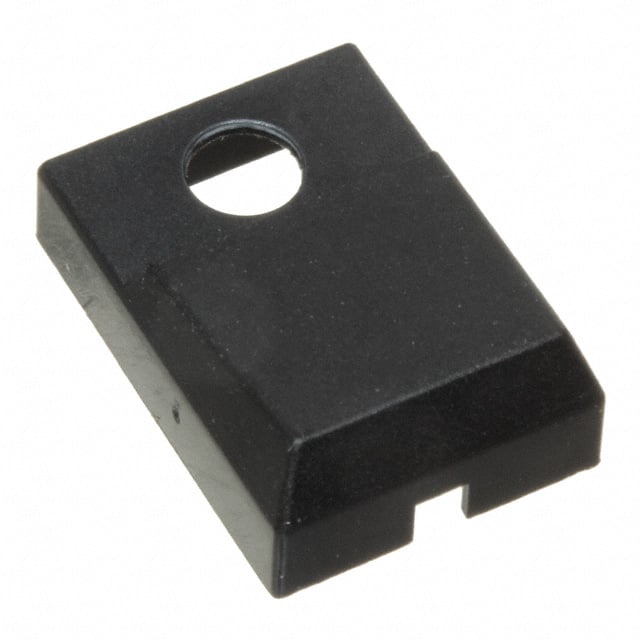 96-906.0 CAP PUSHBUTTON RECTANGLE BLK