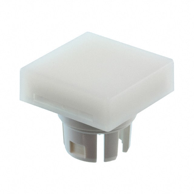 51-951.9 CAP PUSHBUTTON SQUARE WHT