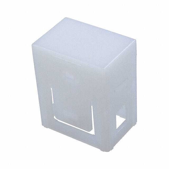 02-901.9 CAP PUSHBUTTON RECTANGLE WHT