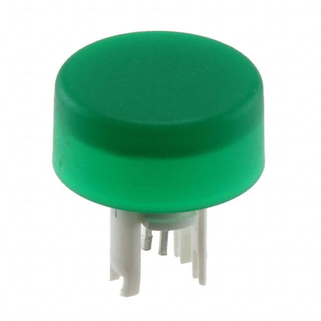 18-961.5L CAP PUSHBUTTON ROUND GRN