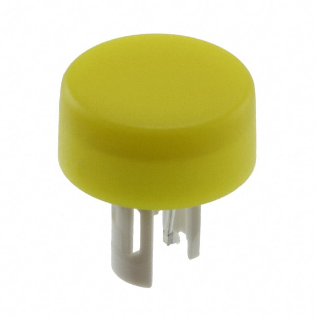 18-961.4L CAP PUSHBUTTON ROUND YLW