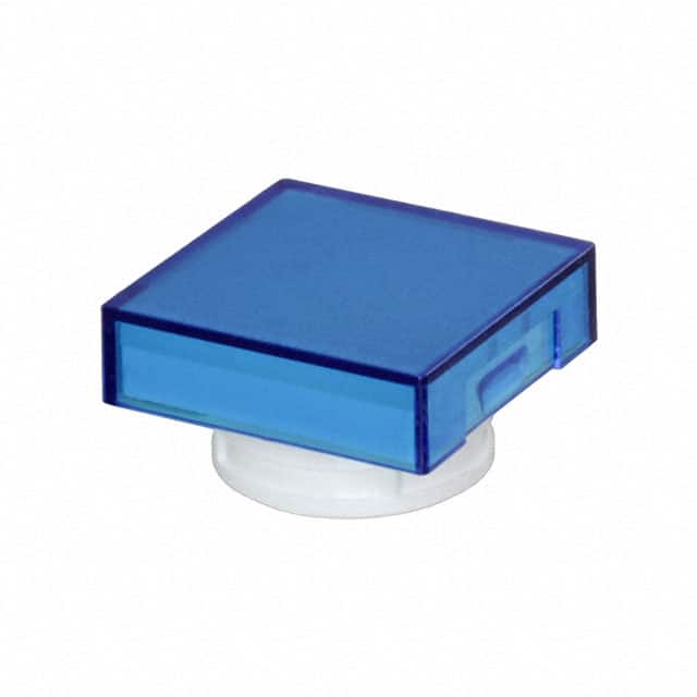A165L-AA CAP PUSHBUTTON SQUARE BLUE