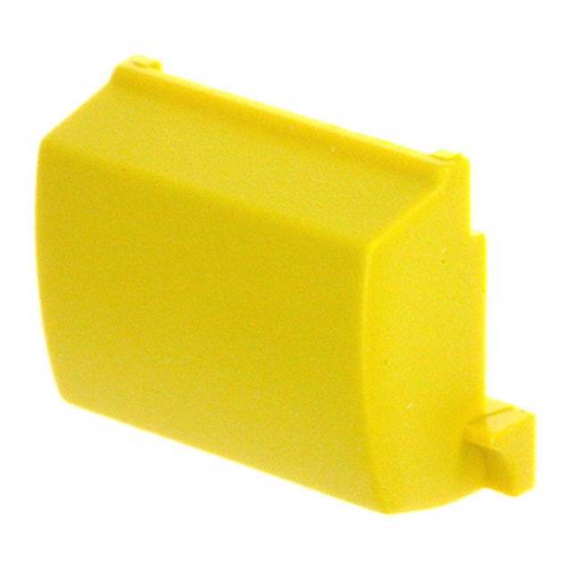 1B04 CAP TACTILE RECTANGULAR YELLOW