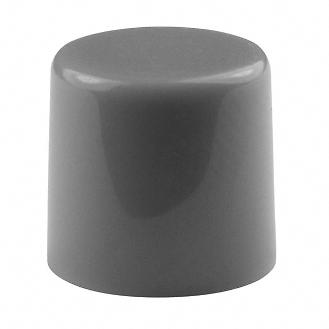 AT443H CAP PUSHBUTTON ROUND GRAY