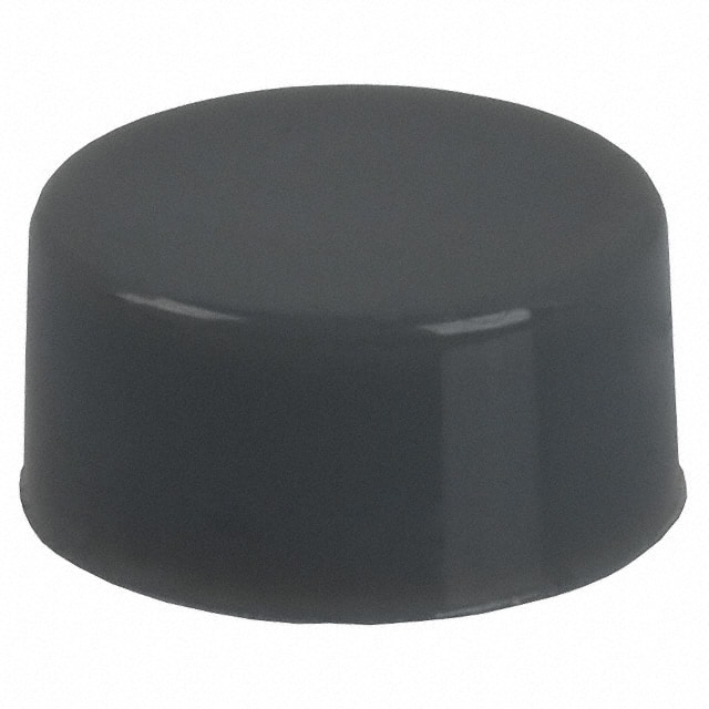 465809000 CAP PUSHBUTTON ROUND GRAY