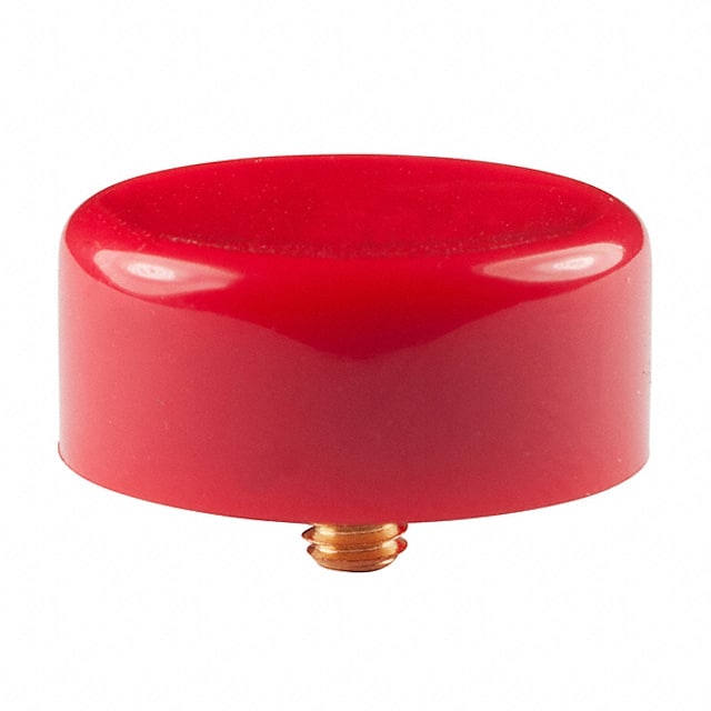 AT412C CAP PUSHBUTTON ROUND RED
