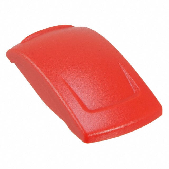 KRR16 CAP ROCKER RECTANGULAR RED