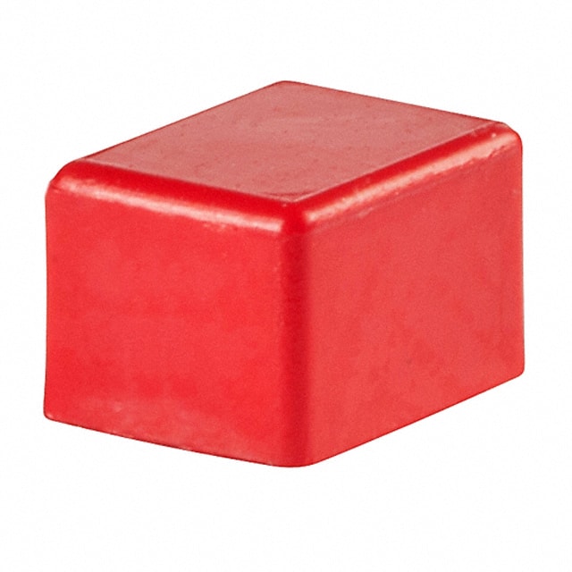 AT4137C CAP PUSHBUTTON RECTANGULAR RED
