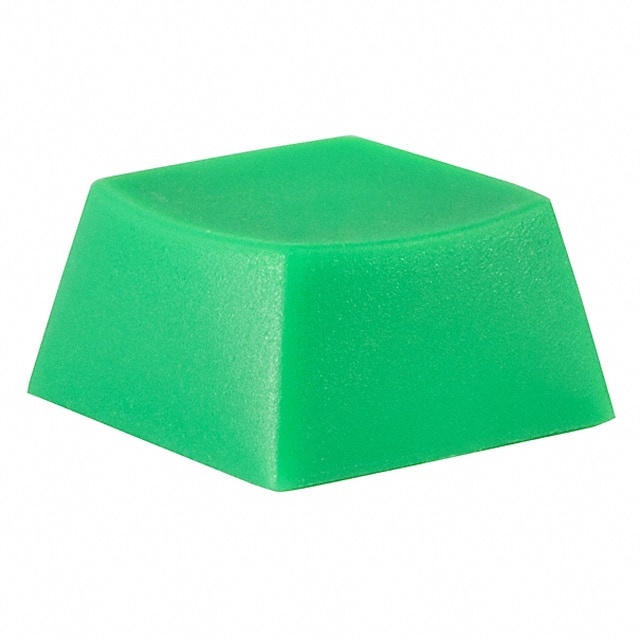 AT4058F CAP TACTILE SQUARE GREEN