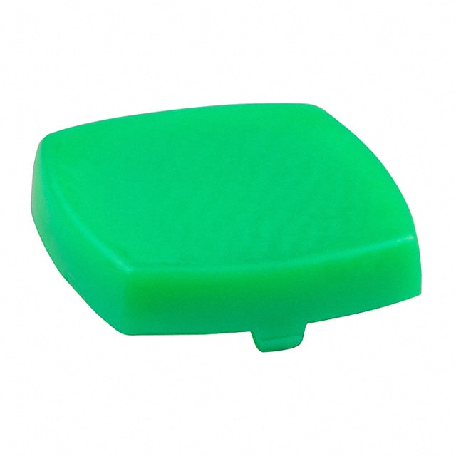AT4077F CAP TACTILE SQUARE GREEN