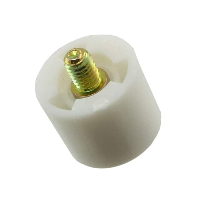 AT414B CAP PUSHBUTTON ROUND WHITE
