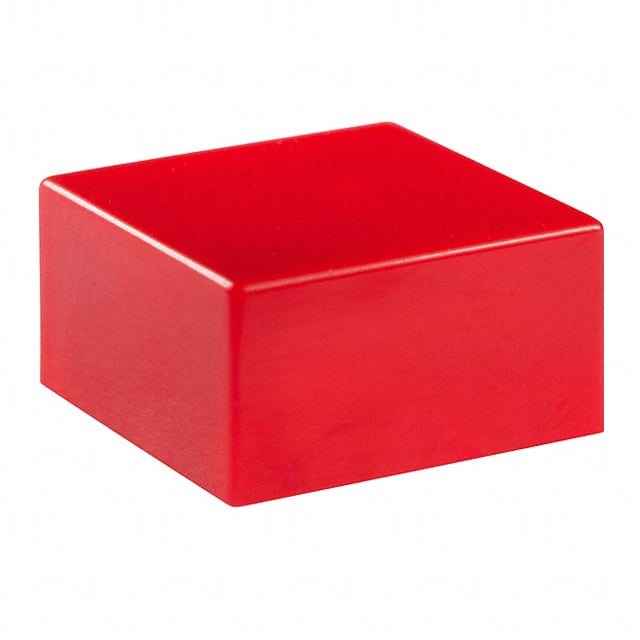 AT4059C CAP TACTILE SQUARE RED