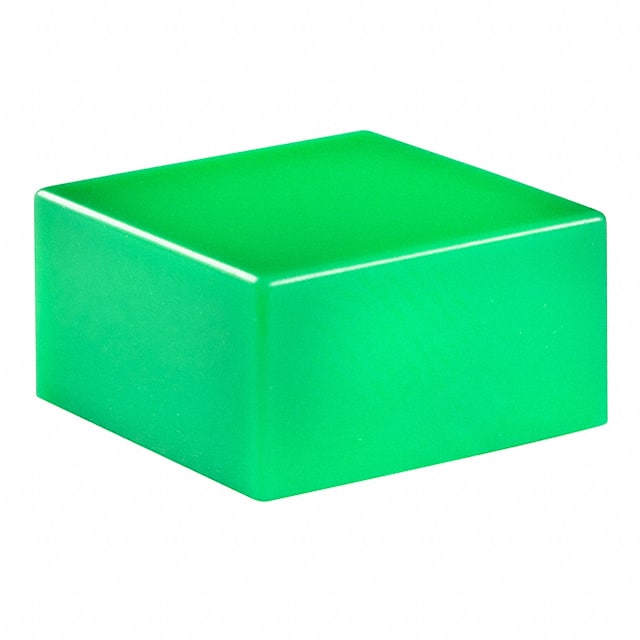 AT4059F CAP TACTILE SQUARE GREEN