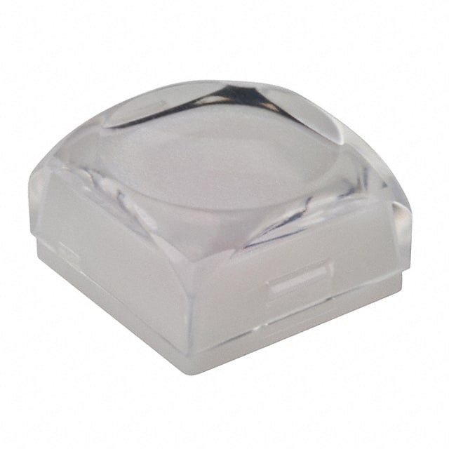 AT3078JB CAP PUSHBUTTON SQUARE CLEAR/WHT