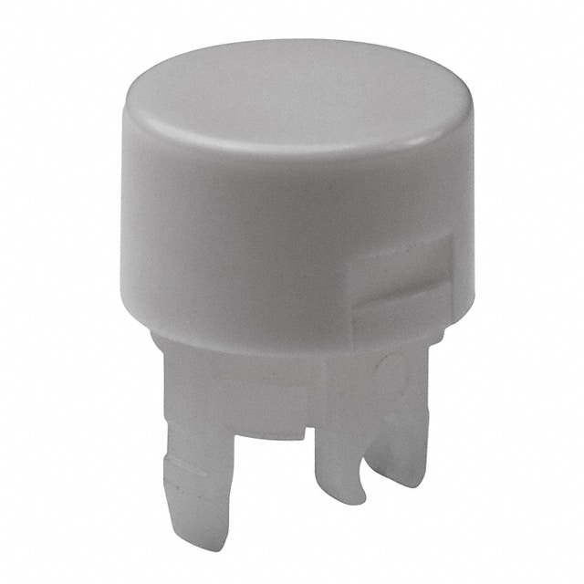 AT4036B CAP PUSHBUTTON ROUND WHITE