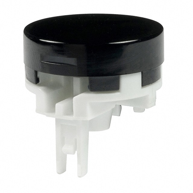 AT4017A CAP PUSHBUTTON ROUND BLACK