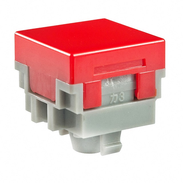 AT484C CAP PUSHBUTTON SQUARE RED