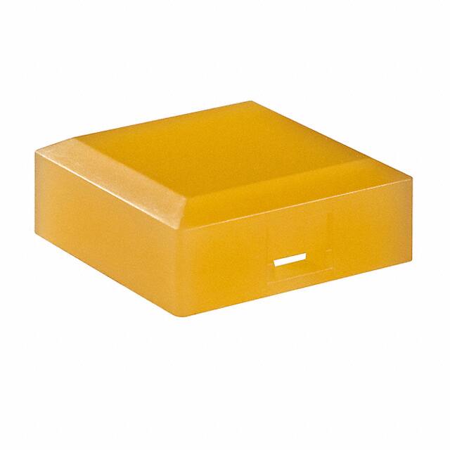 AT3075D CAP PUSHBUTTON SQUARE AMBER