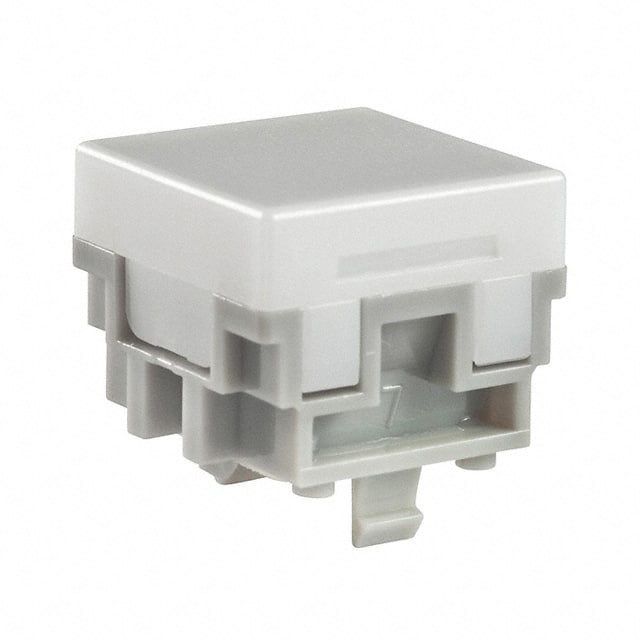 AT476BJ CAP PUSHBUTTON SQUARE WHITE