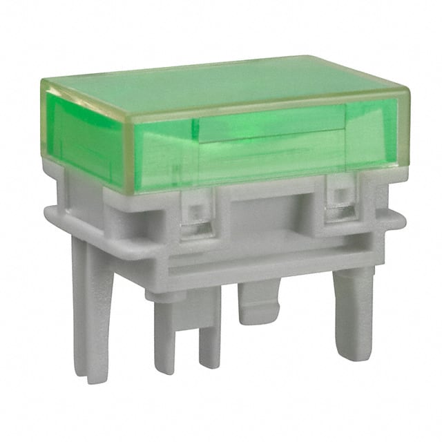 AT4027JF CAP PUSHBUTTON RECT CLEAR/GREEN