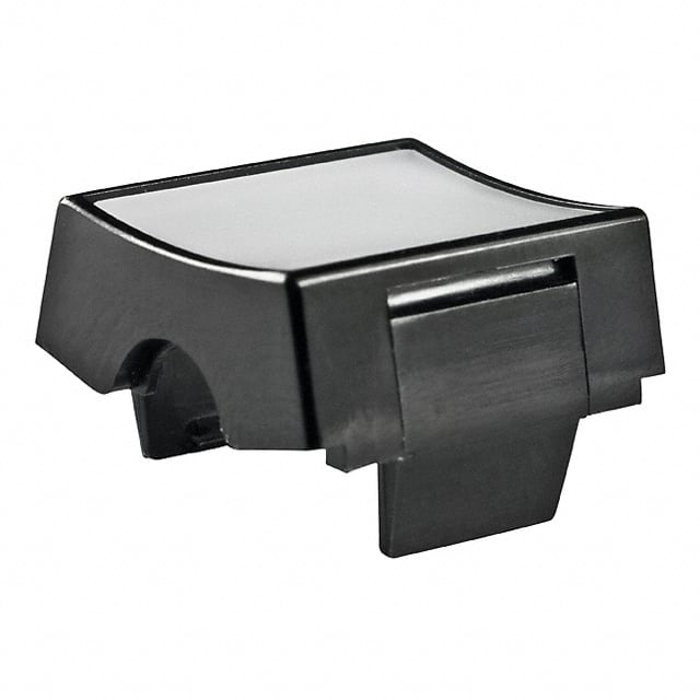 AT4125B CAP ROCKER RECTANGULAR BLK/WHT