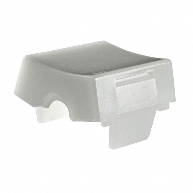 AT405B CAP ROCKER RECTANGULAR WHITE