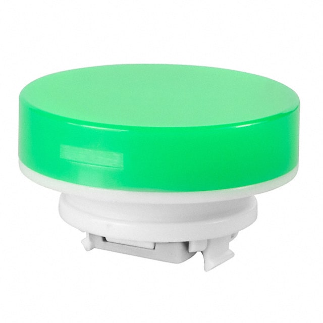 AT4054FJ CAP PUSHBUTTON ROUND GREEN