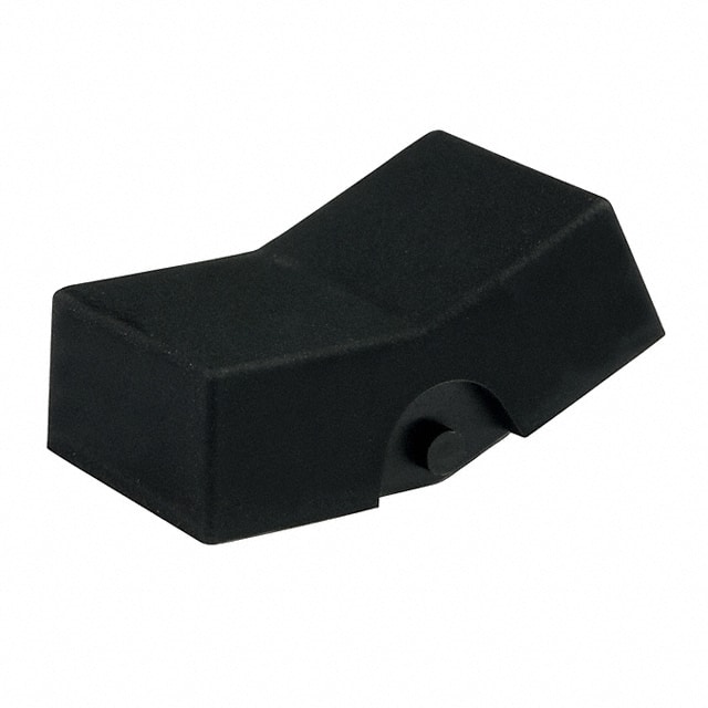 AT4156A CAP ROCKER RECTANGULAR BLACK