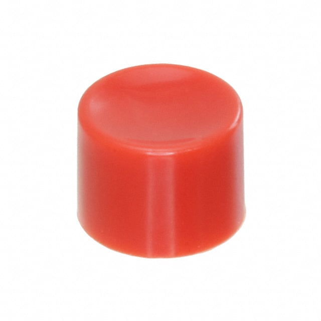 U486 CAP PUSHBUTTON ROUND RED
