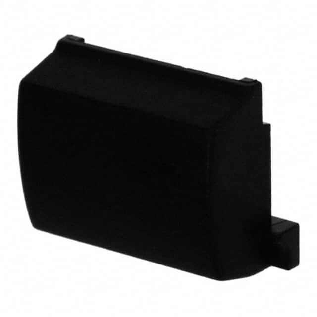 1B09 CAP TACTILE RECTANGULAR BLACK