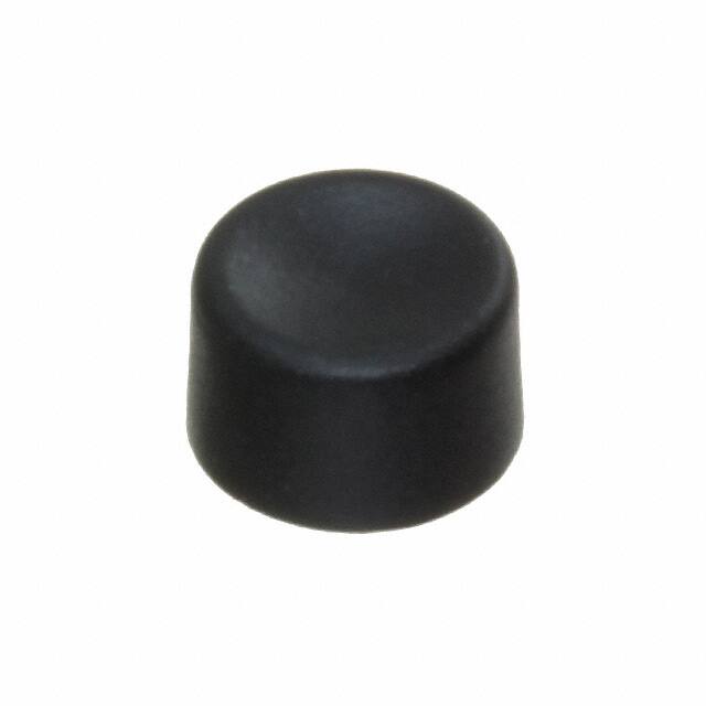 U572 CAP PUSHBUTTON ROUND BLACK