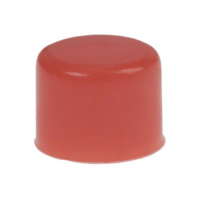 U906 CAP PUSHBUTTON ROUND RED